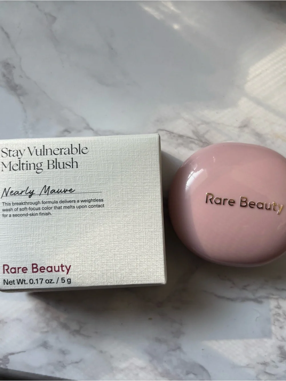 Rare Beauty Blush Compact — Deep Rose Pink